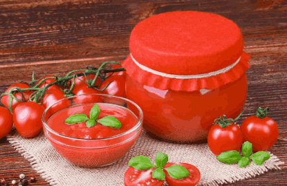 تصویر 1 از رب گوجه فرنگی قوطی فلزی خوش رنگ و غلیظ تولید شده از گوجه تازه